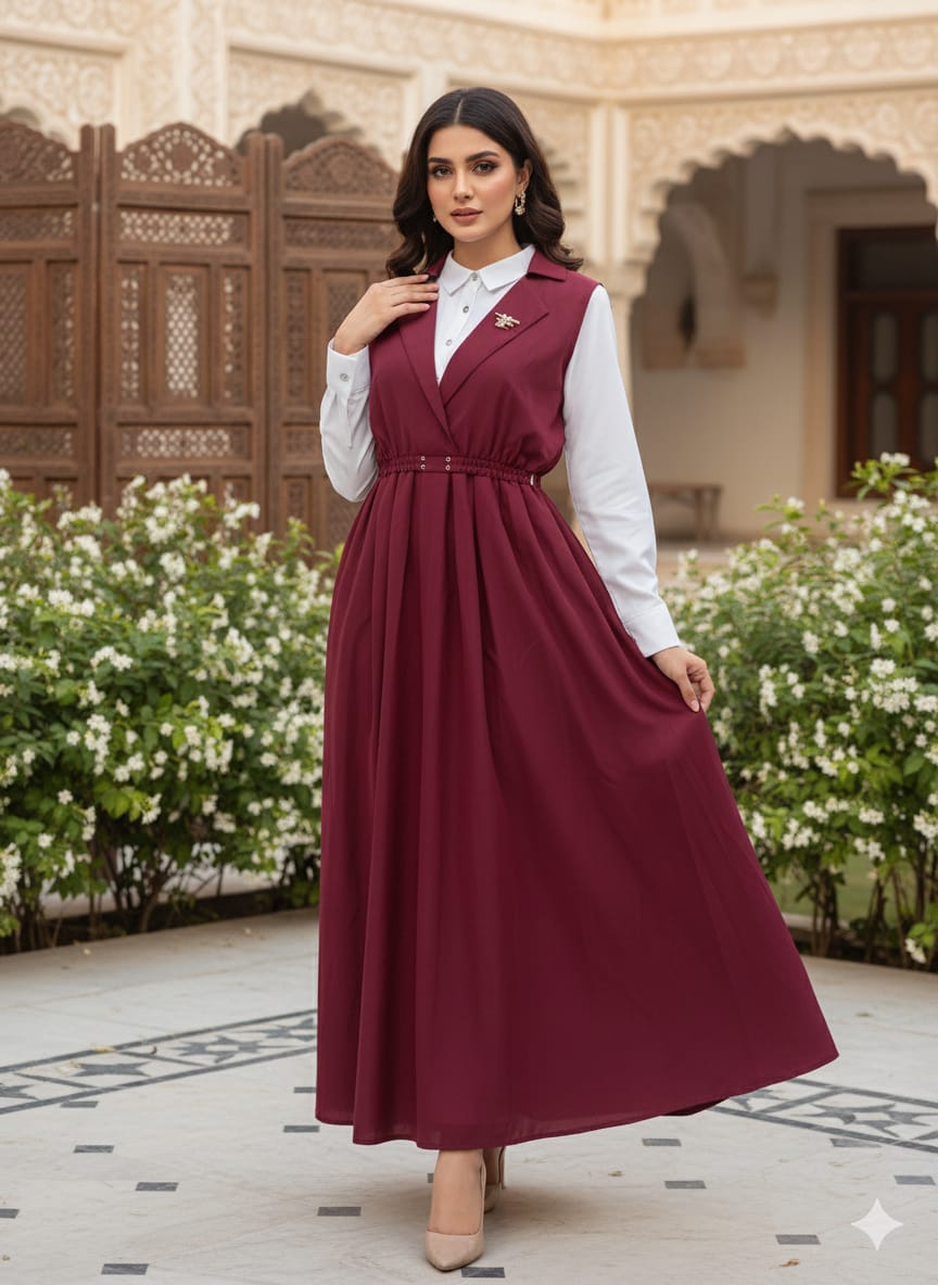 LADIES LONG MAXI NEW ARTICLE WESTERN STYLE