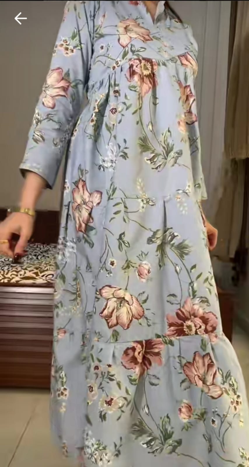 Ladies Long Soft Cotton Maxi , Ladies Long Maxi Cotton Stuff, Fine Quality Fabric