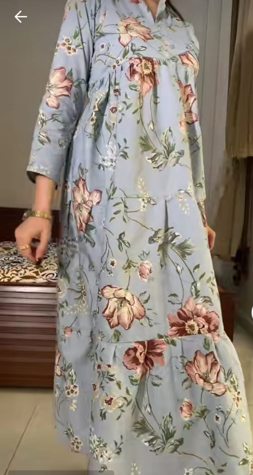 Ladies Long Soft Cotton Maxi , Ladies Long Maxi Cotton Stuff, Fine Quality Fabric