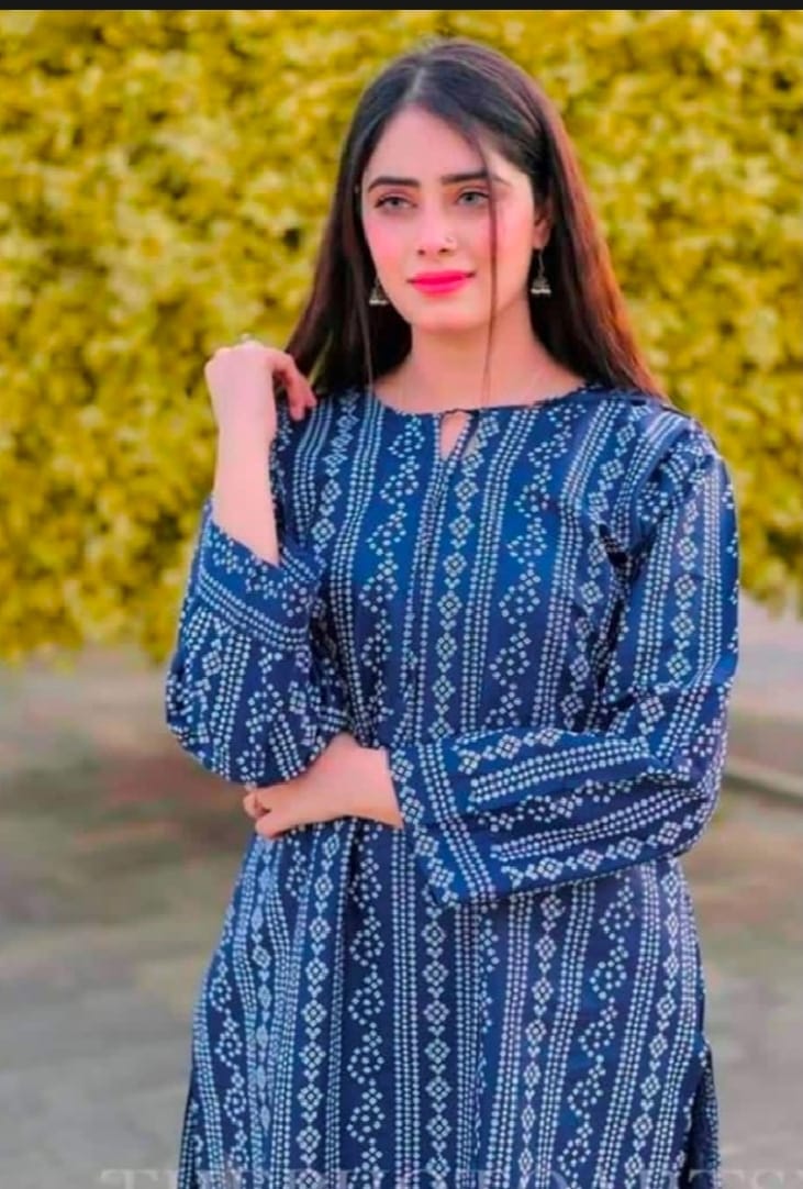 CHUNRI PRINTED 2 PIECE SUIT FOR LADIES, LINEN STUFF