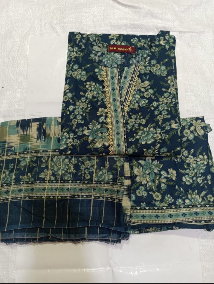 ORIGINAL BIN SAEED THREE PIECE STICH SUIT