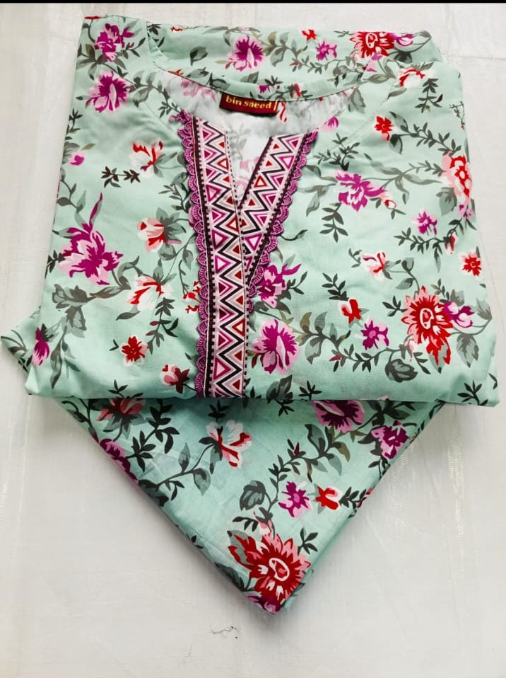 ORIGINAL BIN SAEED LAWN TWO PIECE STICHED